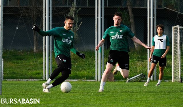 Bursaspor, Zonguldak Kömürspor Maçı İçin Antrenmanda