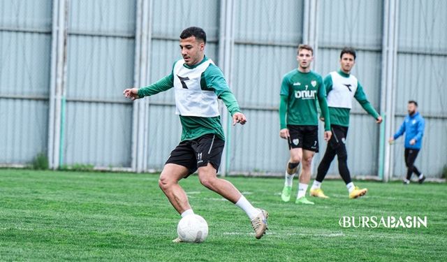 Bursaspor'da Kırşehir FSK maçı öncesi taktik idman