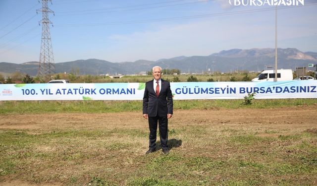 Bozbey, Bursa'da Yeşil Alanları Canlandırıyor