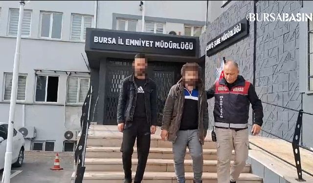 Bursa'da Kumaş Fabrikası Hırsızları Yakalandı