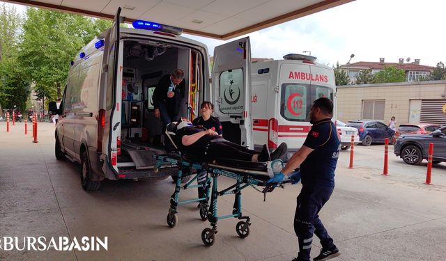 İnegöl'de Trafik Kazasında 1 Çocuk Dahil 5 Yaralı