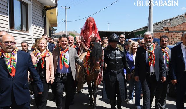 Bursa'da Osman Gazi ve Bursa'nın Fethi Şenlikleri'nde Köy Düğünü