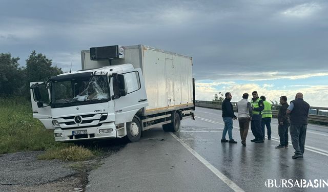 İznik-Yenişehir Yolunda Kaza: 1 Yaralı