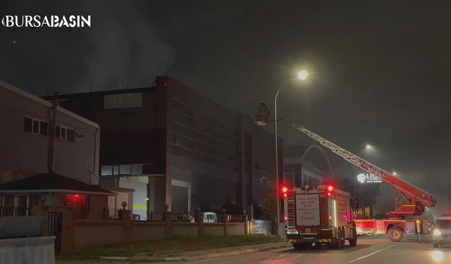 İnegöl'deki İplik Fabrikasında Yangın Söndürüldü