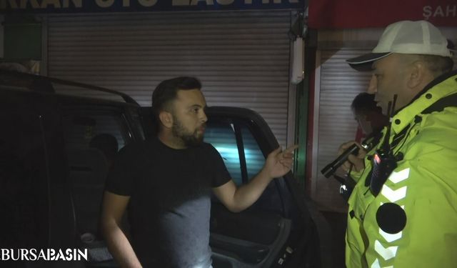 Osmangazi'de Trafik Polisleri Alkollü Sürücülere Geçit Vermiyor