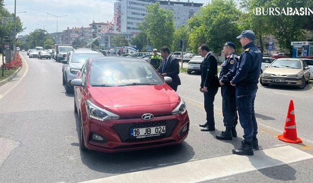 Mudanya'da Yaya Geçitlerinde Trafik Denetimi
