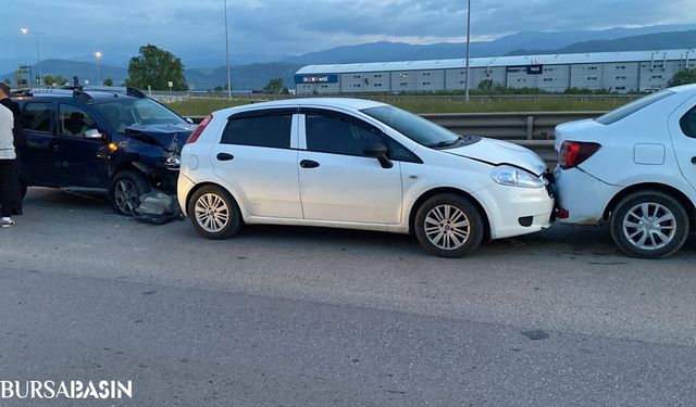 Bursa-Ankara Yolu İnegöl'de Zincirleme Kaza: 3 Yaralı