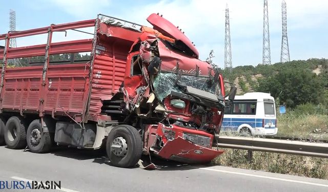 Bursa'da Tır Kamyonla Çarpıştı: Bir Yaralı