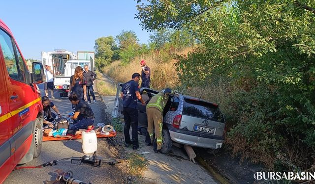 İnegöl'de Trafik Kazası: 1 Ölü, 3 Yaralı