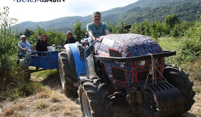 Yıldırım'da Doğal Ürün Üretimleri Hız Kesmeden Devam Ediyor