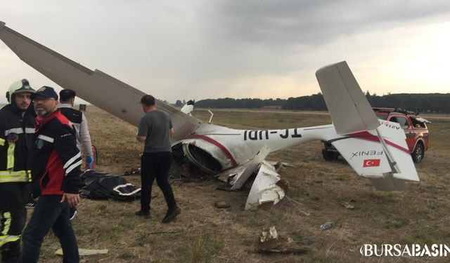 Yenişehir'de Eğitim Uçağı Düştü: 2 Pilot Hayatını Kaybetti