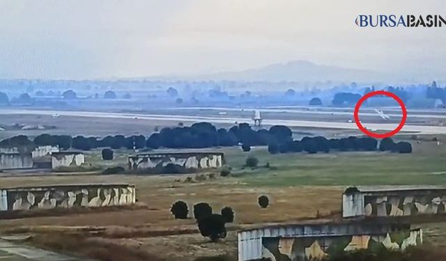 Yenişehir'deki Uçak Kazasının Görüntüleri Ortaya Çıktı