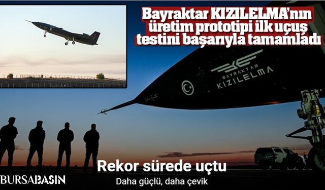 Bayraktar KIZILELMA, İlk Uçuş Testini Başarıyla Tamamladı