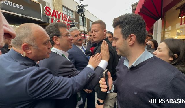 Ekrem İmamoğlu Bursa'da Esnaf ve Vatandaşlarla Buluştu