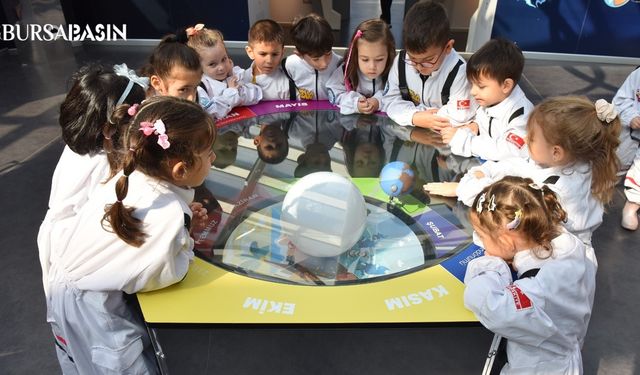 Molla Yegan Çocuk Üniversitesi'nde Uzay Bilimleri Keşif Alanı Açıldı