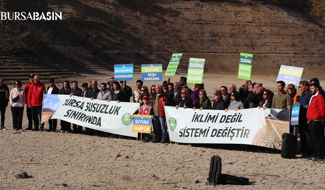 Bursa Kent Konseyi Nilüfer Barajı'ndaki Kuruma Tehlikesine Dikkat Çekti