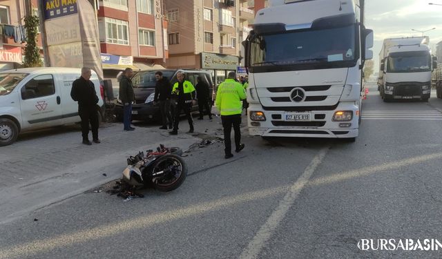 Orhangazi’de Tek Teker Denemesi Kazayla Sonuçlandı