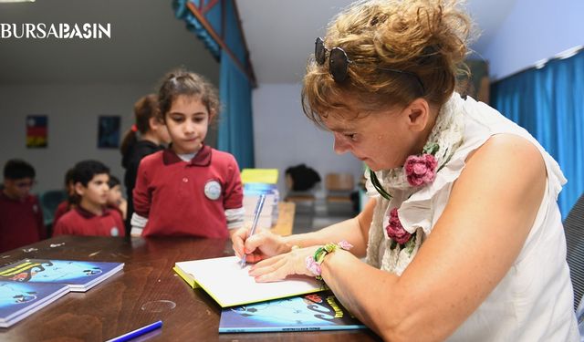 Osmangazi Belediyesi Yazar Halime Yıldız ile Öğrencilere Kitap Sevgisi Aşılıyor