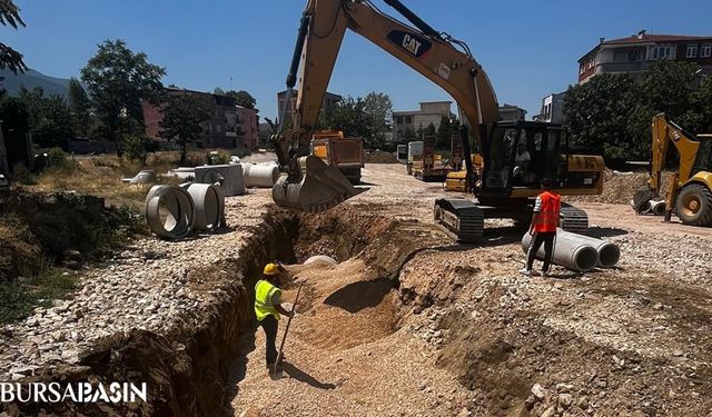 Yıldırım Değirmenönü'nde Altyapı Çalışmaları Hızla Devam Ediyor