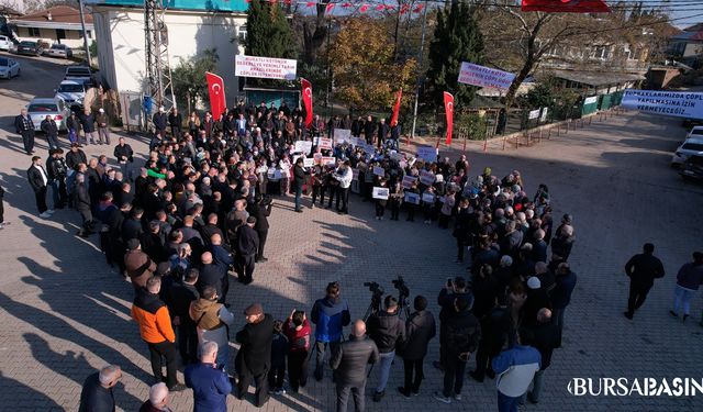 Bursa'da Katı Atık Tesisleri Taşınmasına Karşı Eylem