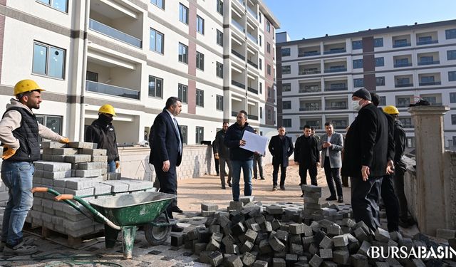 Yıldırım’da Mimarsinan Kentsel Dönüşüm Projesi Tamamlanıyor