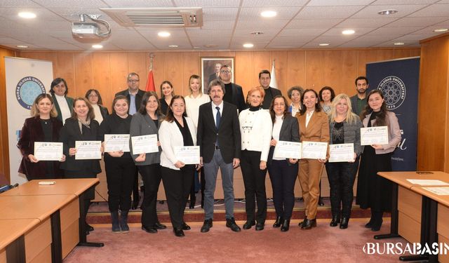 Bursa Uludağ Üniversitesi'nden Başarılı Personele Sertifika