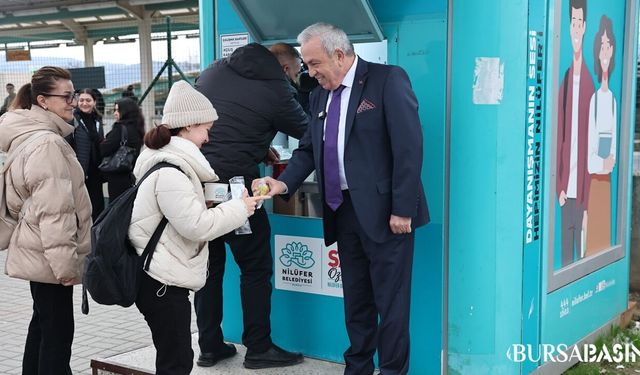 Nilüfer Belediyesi'nden Öğrencilere Sıcak Çorba İkramı