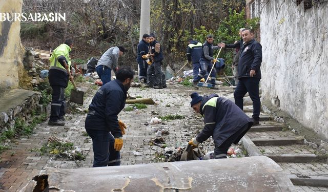 Gemlik’te Temizlik Çalışması Tamamlandı