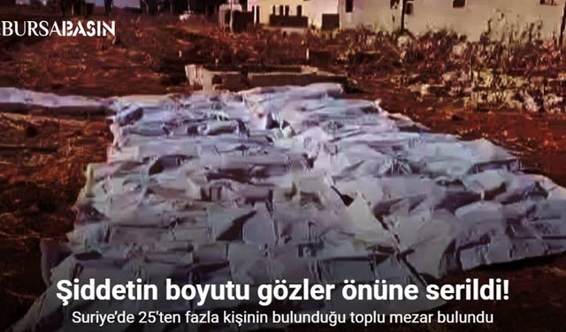 Suriye’nin Dera İlinde Toplu Mezar Bulundu