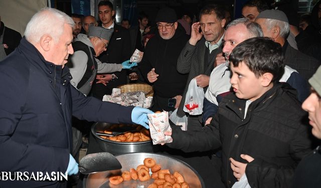 Başkan Bozbey’den Regaib Kandili İkramı