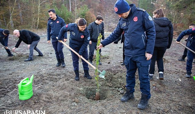 Bursa Büyükşehir’den Kahraman İtfaiyeciler İçin Hatıra Ormanı