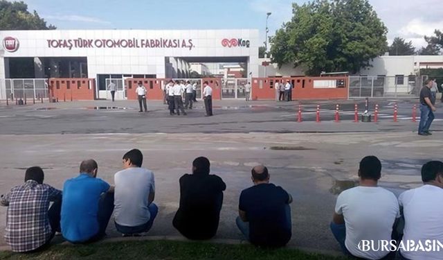 Tofaş Bursa Fabrikası'nda Üretim Geçici Olarak Durduruldu