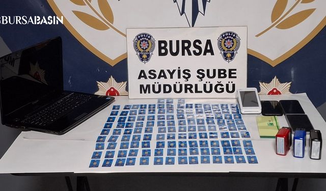 Bursa'da 129 Sahte Gram Altın Piyasaya Süren 4 Kişi Yakalandı