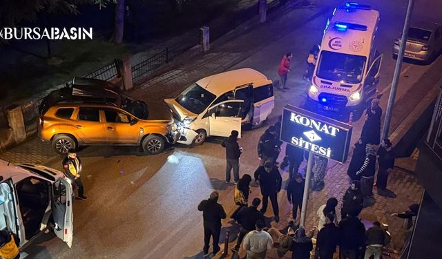 Yıldırım’da Direksiyon Başında Uyuyakalan Sürücü Kaza Yaptı