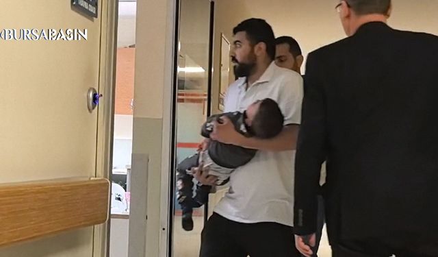 İnegöl’de 2. Kattan Düşen Minik Osman Ağır Yaralandı
