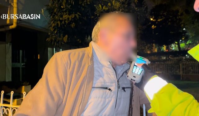 Osmangazi'de Alkollü Sürücü Zorluk Çıkardı