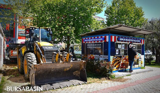 Gemlik’te Yaya Kaldırımları Genişliyor