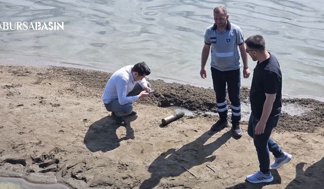 İznik Gölü'nde İkinci Top Mermisi Bulundu