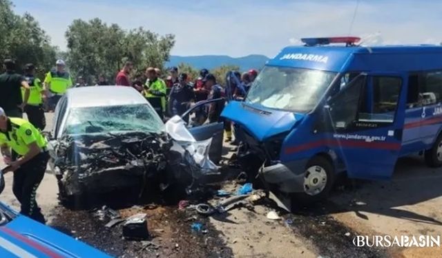 Bursa İznik’te Feci Kaza: 1 Ölü, 2 Asker Yaralı
