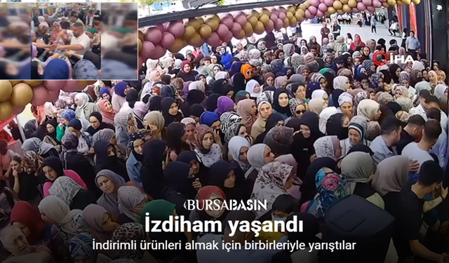 Esenyurt’ta mağaza açılışında izdiham yaşandı