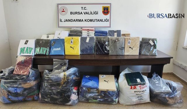 İnegöl'de 2 Milyon TL Değerinde Kaçak Kıyafet Ele Geçti