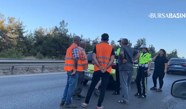 Gemlik Dürdane Rampasında 7 Araç Zincirleme Kaza Yaptı