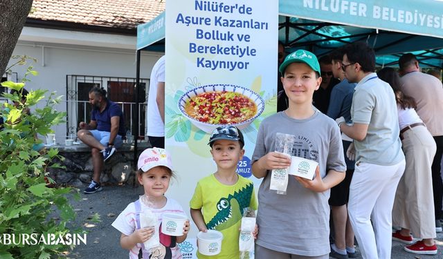 Nilüfer’de aşure bereketi 30 mahalleye yayılıyor