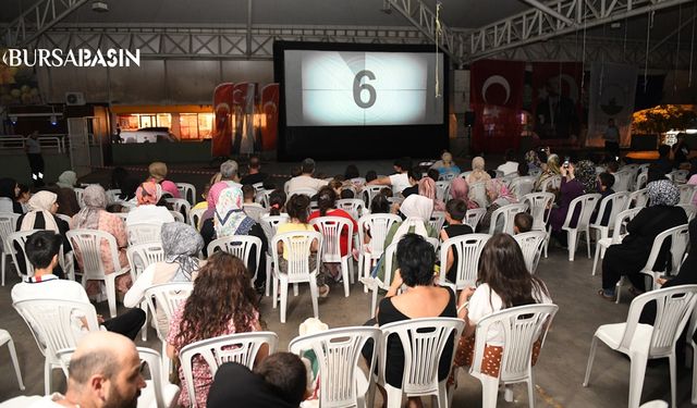 Osmangazi'de Yaz Sinemaları Çocukları Buluşturuyor