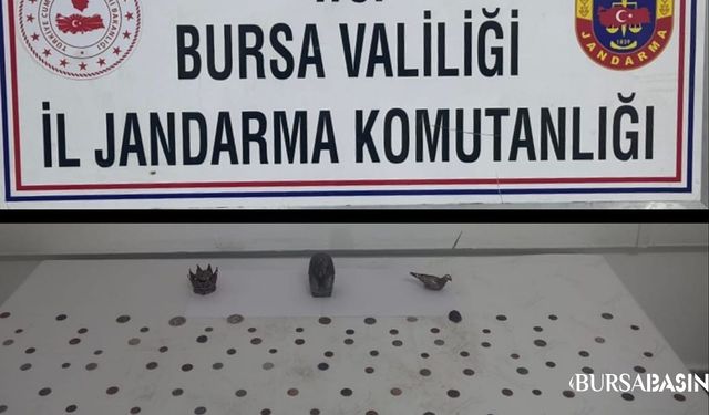 Bursa Mudanya’da Tarihi Eser Operasyonu: 2 Gözaltı