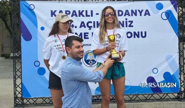 Mudanya Körfezi’nde Nefes Kesen Yüzme Maratonu