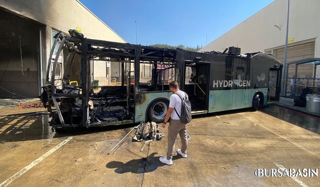 KARSAN Fabrikasında Otonom Otobüs Yandı