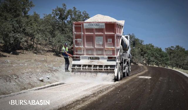 Mustafakemalpaşa’da kırsal yollar yenileniyor