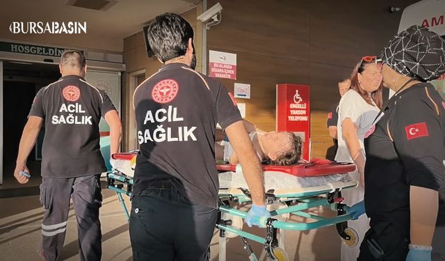 İnegöl’de 2. kattan düşen 1,5 yaşındaki çocuk yaralandı