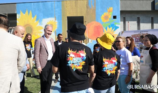 İnegöl’de Uluslararası Duvar Resimleri Festivali başladı